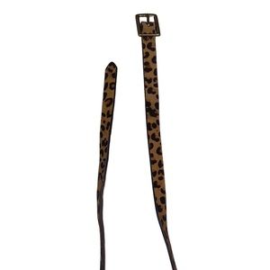 Merona Leopard Print Skinny Belt